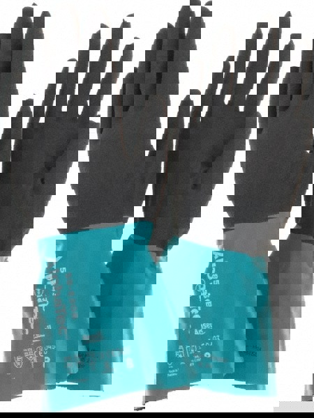 Series 58-530 Chemical Resistant Gloves: 13.00 Thick, Nitrile, Supported,